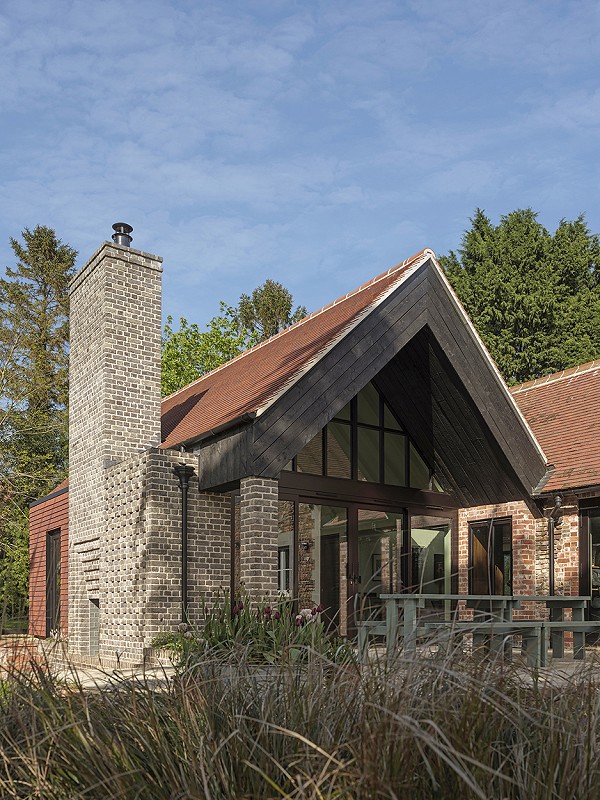 Gable glazing modern extension architecture